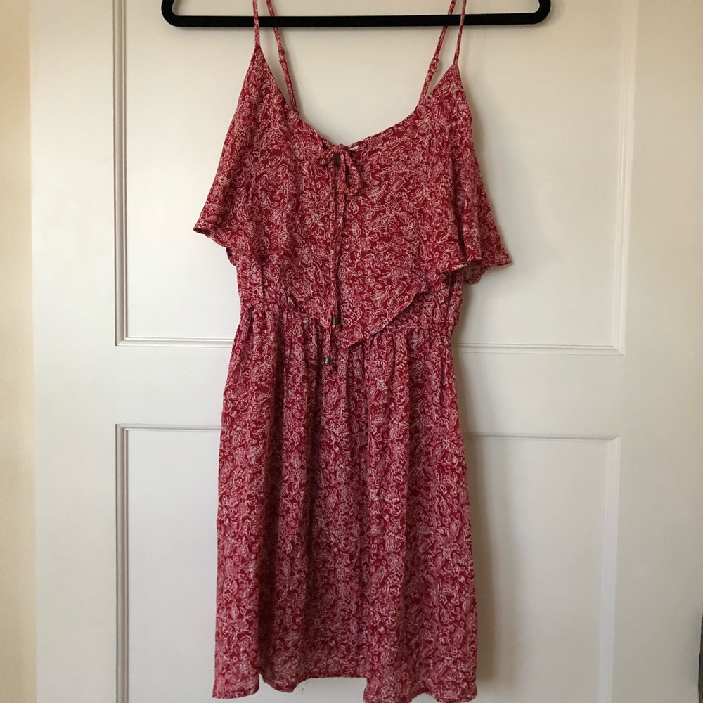 👗NWOT American Eagle || Red Floral Mini Dress